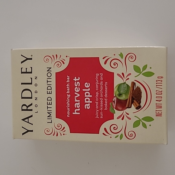 Yardley Limited Edition Harvest Apple Soap Bars NIB 4x - Picture 11 of 11